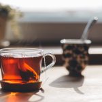 self-care tea sunlight